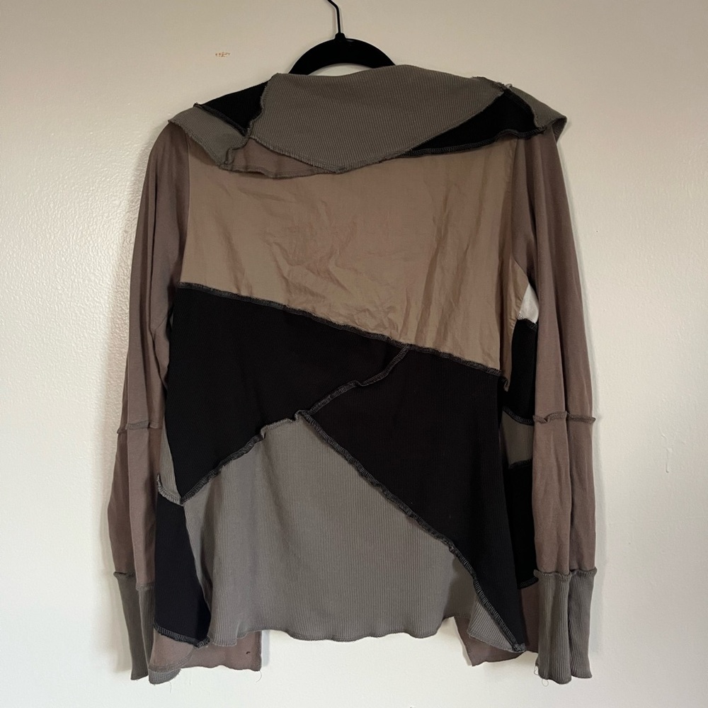 Multicolor Patchwork Cardigan - Picture 4 of 4